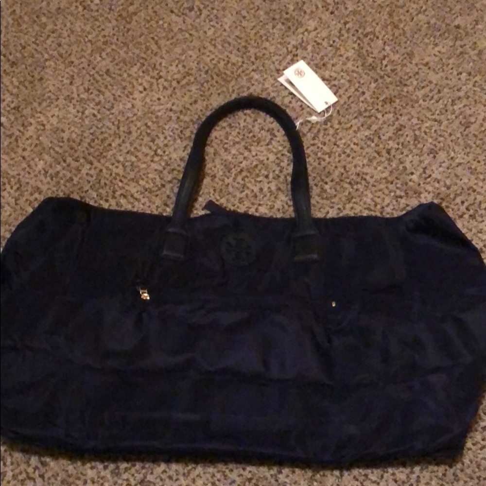 Tory Burch Ella packable overnight satchel